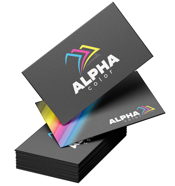 Приклад друку візиток ALPHA color